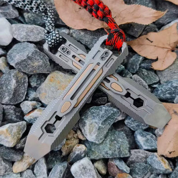 EDC Titanium Alloy Outdoor Portable Multifunctional Crowbar